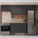 Ver imagem 2 de Cozinha Modulada 6 Peças com Tampo 8 Portas 2 Gavetas 280cm Isabelle Delmarco