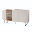 Ver imagem 2 de Buffet para Sala de Jantar 160x87,3cm Flow Off White/Nature