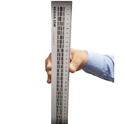 Conj 4 Régua de Logística SSW MDF Branca 100 cm