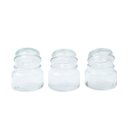 Ver imagem 5 de Kit 3 potes de vidro com tampa herméticos redondos 350ml - Mozcada