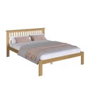 Ver imagem 4 de Cama de Casal Madeira Maciça com Lastro Júlia Marrom/Oak