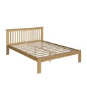 Ver imagem 2 de Cama de Casal Madeira Maciça com Lastro Júlia Marrom/Oak
