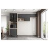 Cozinha Modulada Firenze FI0007 Avena Grafito - Demóbile - 4