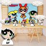 Kit display Decoração Meninas Super Poderosas + Painel Lona Impressa 1,50m x 1,00m - 1