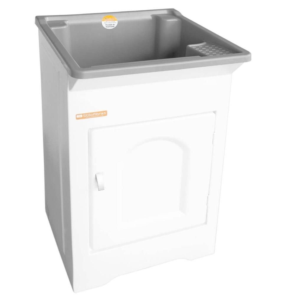 Gabinete Tanque de Lavar Roupas 22l Pequeno para Lavanderia com ...