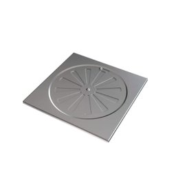 Ralo Quadrado com Fecho em Aço Inox 10 cm Docol - 2