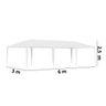 Tenda Gazebo Desmontável 3x6 M Barraca Praia Camping com Bolsa Branca Importway Iwgzmsp-36 Br - 2