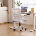 Ver mais imagens de Cadeira de Escritório Diretor com Sistema Relax Baltimore Cinza/Branco Rivatti