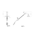 Ver imagem 2 de Chuveiro com Desviador e Ducha Manual Cromado - Deca Deca Metais