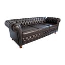Ver imagem 2 de Sofá Chesterfield Victório 3 Lugares 2,30 - Corano Café / Decoração, recepção, sala tv estar