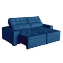 Ver imagem 3 de Sofá Áustria 3 Lugares 1,80 Cm - de Casa Décor e Estofados Azul