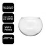 Vaso Tipo Aquário de Vidro Vaso Redondo 2,2 Litros Decorativo para Arranjos e Terrários - 4