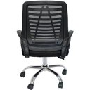 Ver imagem 4 de Cadeira Office Cadis Tela Mesh Preta com Base Rodizio Cromada - 74525