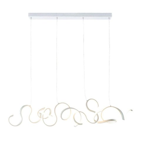 Lustre Pendente Taschibra Toronto Led Bivolt Branco 3000k Luz Amarela 15051085
