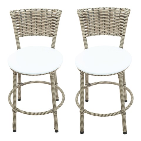 Kit 2 Banquetas Baixa Cozinha Toda Encapada