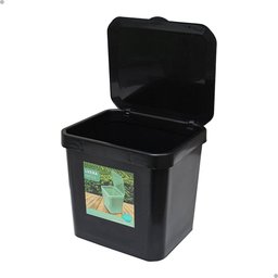 Lixeira De Pia Cesto De Lixo Bancada Prática Cozinha 3,6l Preto - 1