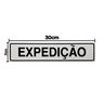 Combo 6 Placas De Sinalização Expedição 30x7 Acesso - B-517/1 F9e - 2
