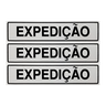 Combo 6 Placas De Sinalização Expedição 30x7 Acesso - B-517/1 F9e - 1