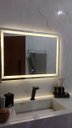 Ver imagem 3 de Espelho Retangular Grande Jateado com Led 60x70 4mm Lapidado, Banheiro, Decoração, Salão, Maquiagem.