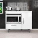 Ver imagem 6 de Balcão para Cooktop 4 Bocas Alecrim 1 Porta Branco Poliman