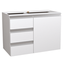 Ver imagem 1 de Balcão Móvel Gabinete Mdf para Banheiro sem Tampo 70cm Esquerdo Design Moderno