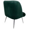 Poltrona Decorativa Pés Palito Polido Dortmund Veludo Esmeralda - Gran Belo - 7