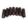 Kit de 12 Pés para Cama Box ou Baú Queen King Tdc Marrom 12cm de Altura Madeira Maciça - 7
