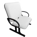 Ver imagem 3 de 02 Cadeiras para Escritório até 250kg Branco