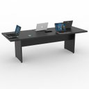 Ver imagem 6 de Mesa para Reunião Cor Preta Caixa Tomada 1 Tomada 2,40 X 90