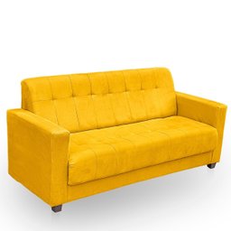 Sofá para Sala de Estar Moderno Confortável Veneza Suede - 4
