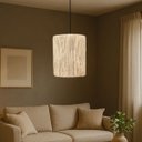 Ver imagem 2 de Luminária Leblon de Teto Corda Sisal Natural Palha Moderna