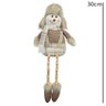 Boneco de Neve Decorativo em Pe com Pernas de Miçancas 30cm - 4