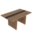Ver imagem 6 de Mesa para Escritório para Reunião com 2 Tomadas Nogal/Preto