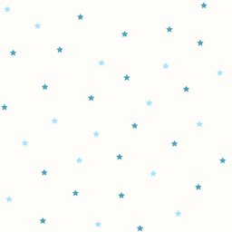 Papel de Parede Fofura Baby Estrelas Azul Fundo Branco FF4047 - 1