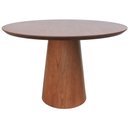 Ver imagem 3 de Mesa de Jantar Base Cone Tampo Laminado Cinamomo Ø150 Amêndoa