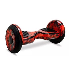 Hoverboard Vermelho Fogo 10 Polegadas Skate Elétrico