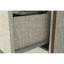 Ver imagem 7 de Guarda Roupa Casal 6 Portas e 3 Gavetas C/ Espelho Cover Off White/nature - Henn