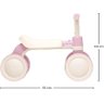 Bicicleta de Equilibrio com Som Rosa Buba - 5