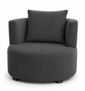 Ver imagem 2 de Kit Sofá Orgânico 210 cm 2 Poltronas Orgânico Boucle Cinza