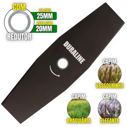 Roçadeira Tekna RL520 52cc 2HP 2T Com Lâmina 3 Pontas, Lâmina 2 Pontas e Carretel Nylon - 6