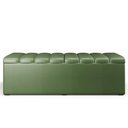 Ver imagem 3 de Calçadeira Recamier Baú para Cama de Casal King Dália 195x50 Cm W01 Couríssimo Verde Musgo -