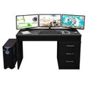 Ver imagem 5 de Mesa para Computador Gamer Ambiente Drx 5000 Preto Trama - Móveis Leão
