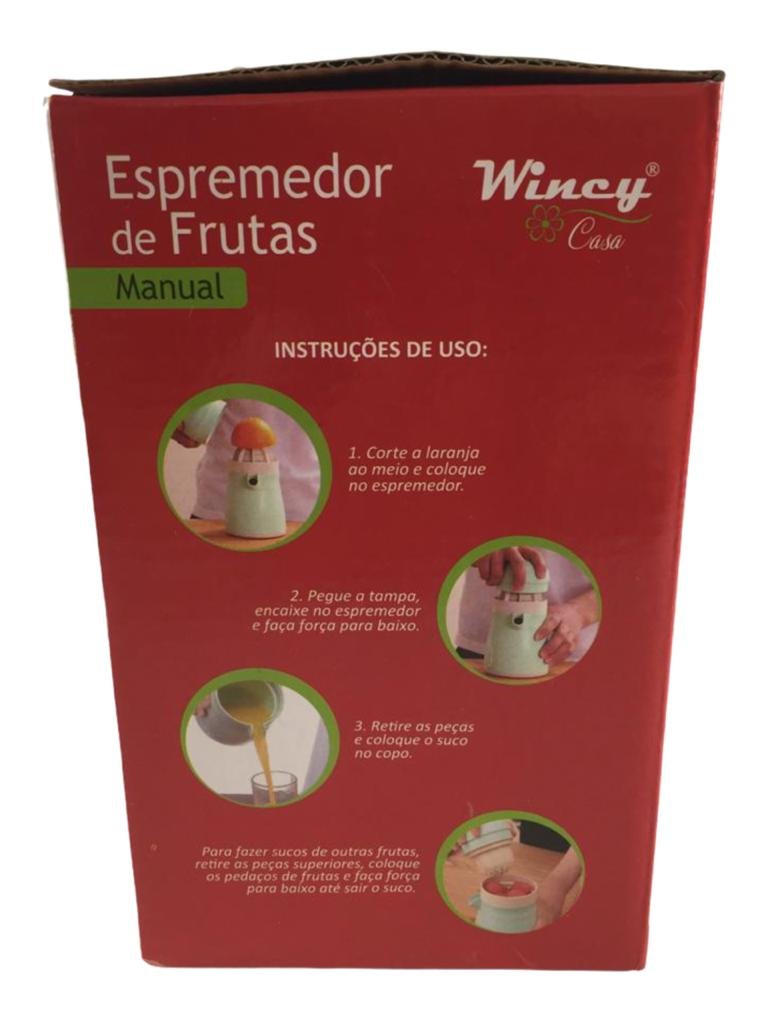 Espremedor De Frutas Manual 300ml Prático Cozinha Suco - 3