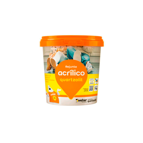 Rejunte Acrilico Marrom Café 1 kg - Quartzolit