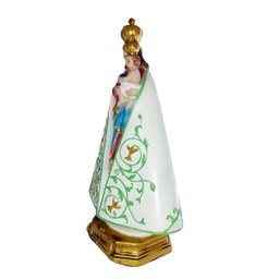 Imagem Santa Nossa Senhora de Nazaré Resina 20 Cm Estatueta - 5