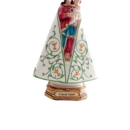 Imagem Santa Nossa Senhora de Nazaré Resina 20 Cm Estatueta - 4