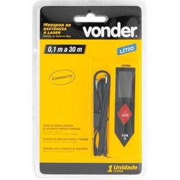 Medidor de Distância à Laser 30,0 M Compacto Vonder - 2
