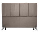 Ver imagem 1 de Cabeceira Estofada Queen 160cm C/ Frame Suede Bege- Lahome Decor
