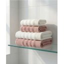 Ver imagem 6 de Jogo de Toalha Banho Aura Kit 4 Peças Atlântica 100% Algodão Rosa/Branco