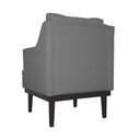 Ver imagem 2 de Poltrona Suelen para Recepção e Consultório Psicologia:cinza